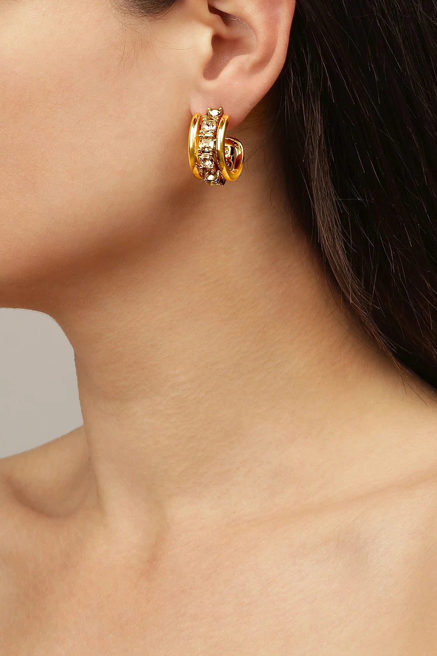 Øredobb Helen SG Golden - 450053 Dyrberg/Kern