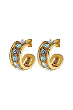 Dyrberg/Kern Helen Earring - Aqua