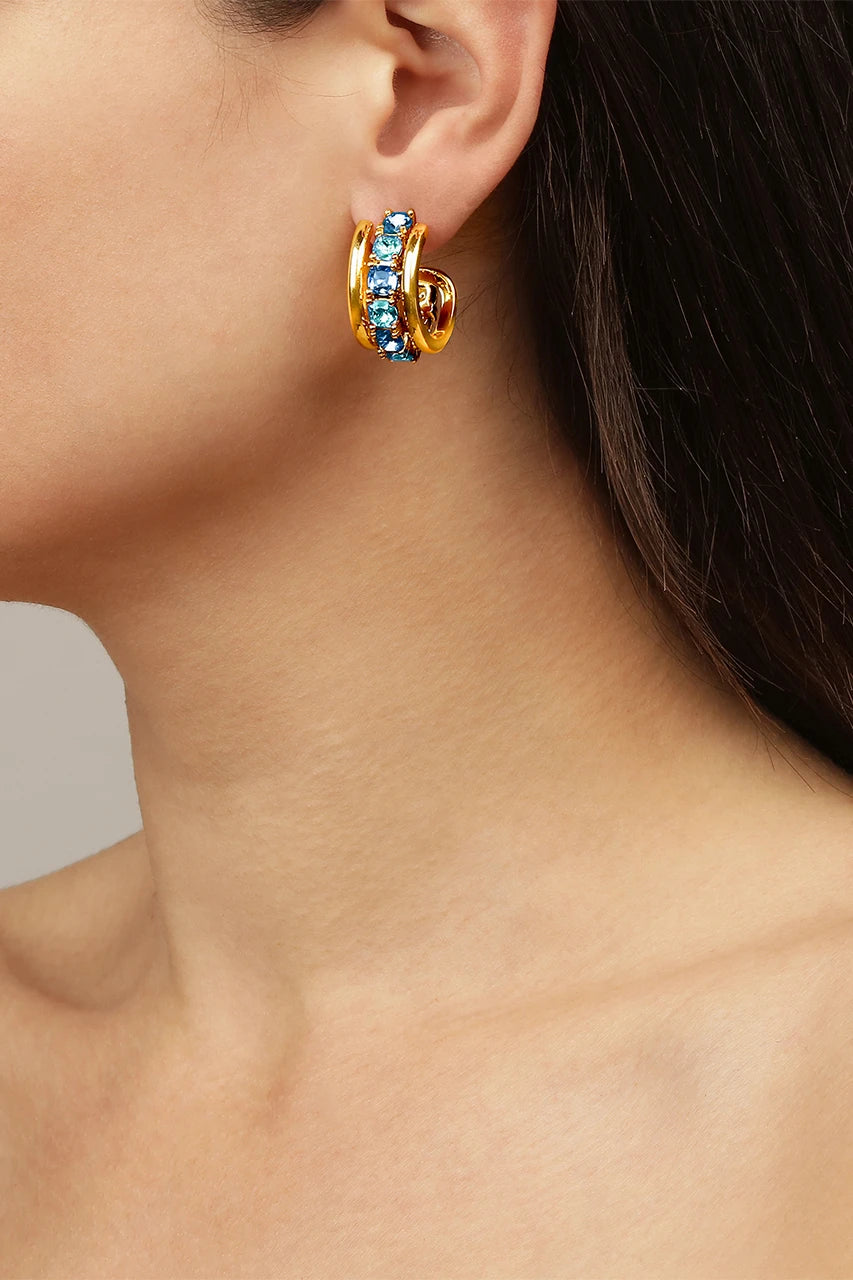 Dyrberg/Kern Helen Øredobb - Aqua