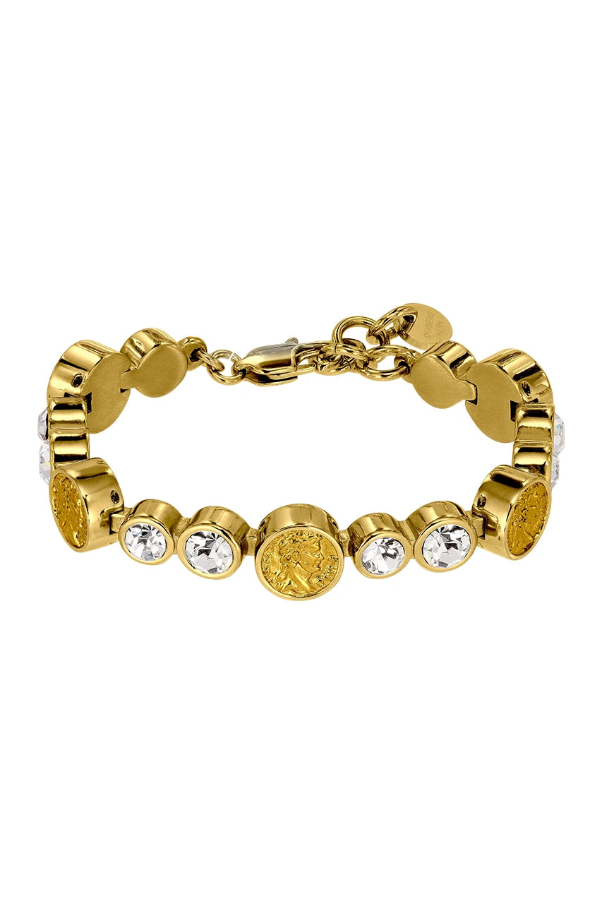 Dyrberg/Kern Augusta armbånd - Krystall