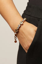 Dyrberg/Kern Augusta armbånd - Krystall