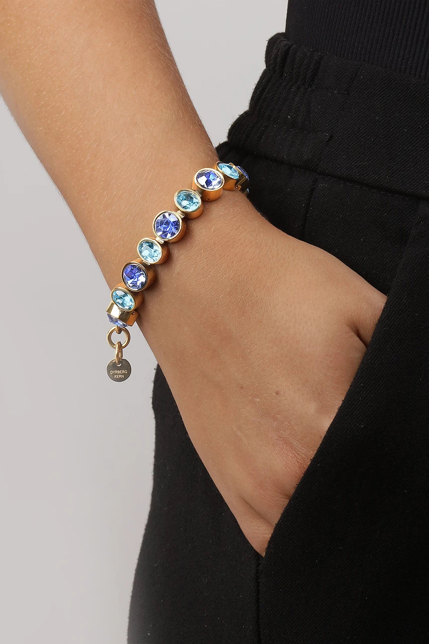 Dyrberg/Kern Elaine Armbånd - Aqua Blue