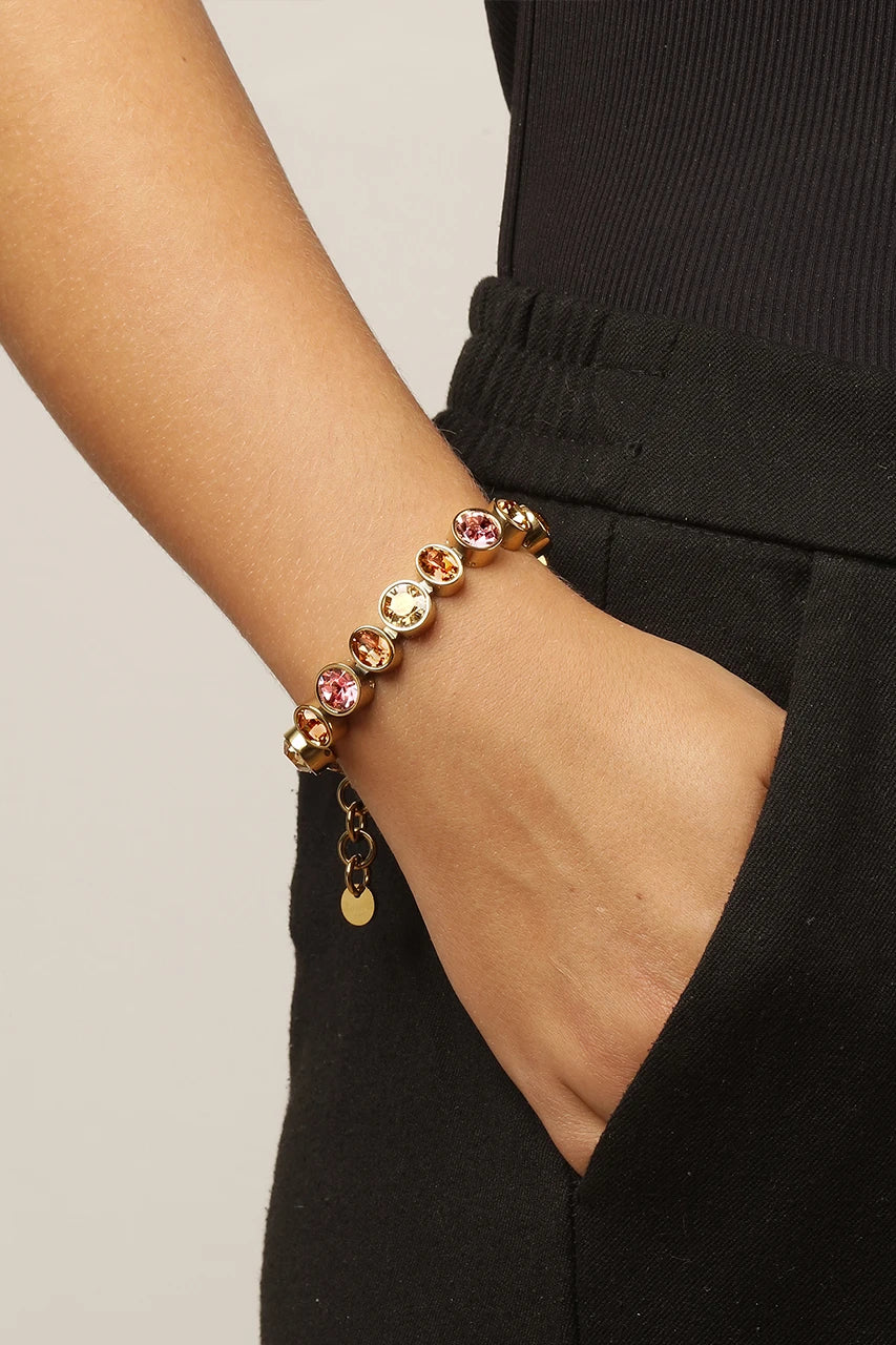 Dyrberg/Kern Elaine armbånd - Gyllen