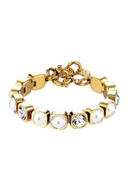 Dyrberg/Kern Conian armbånd - Krystall/Hvit perle