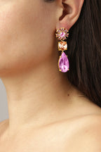 Dyrberg/Kern Msia Earring - Rose/Peach