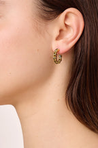 Dyrberg/Kern Raquel Earrings - Brown