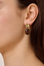 Dyrberg/Kern Antonia Earrings - SG Brown