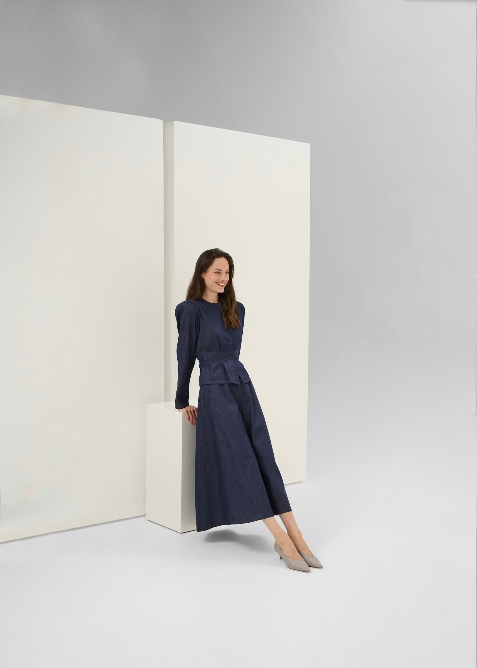 Karen by Simonsen Drew denim skjørt