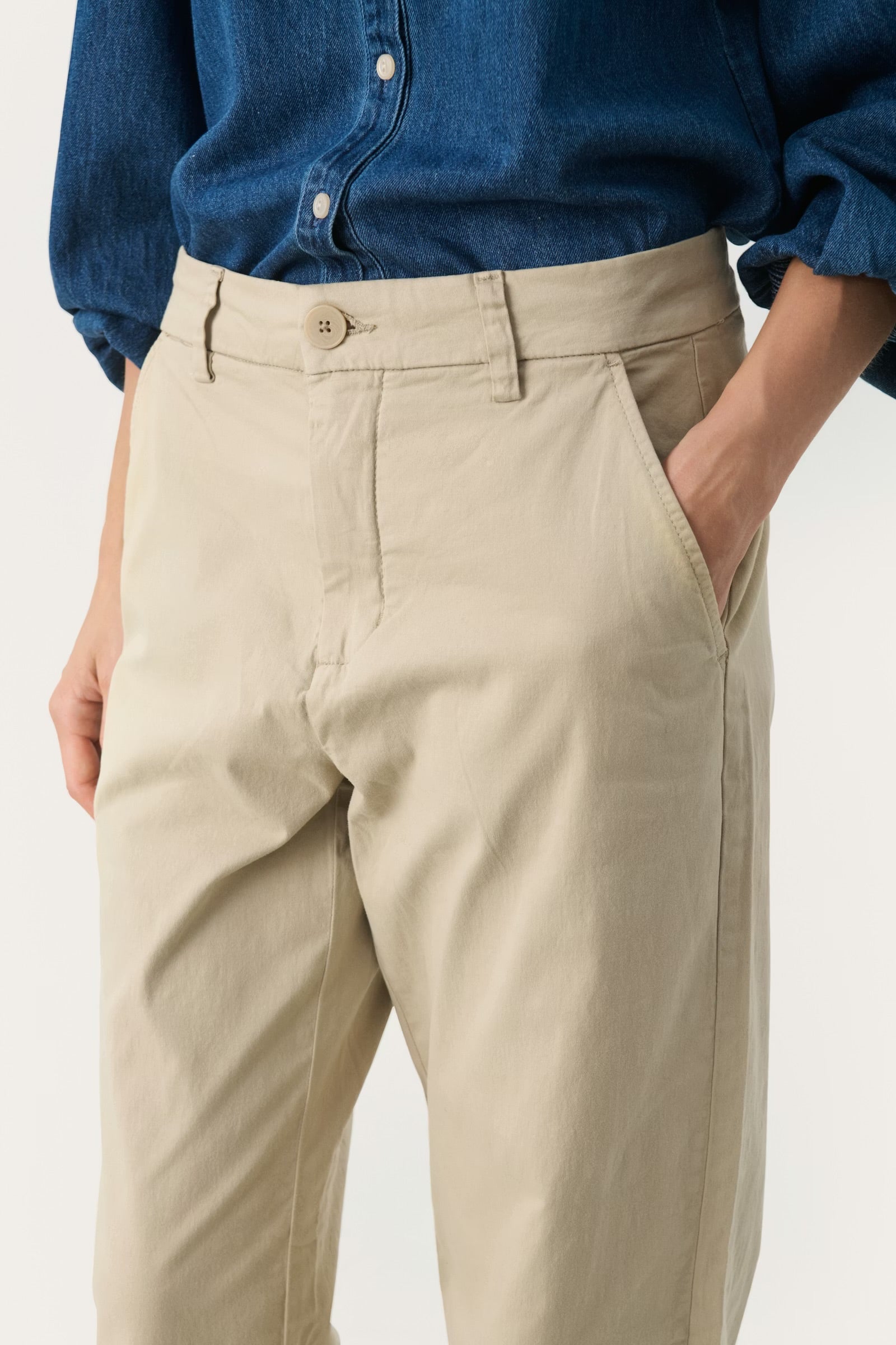 Part Two Belme Bukse - Khakibeige
