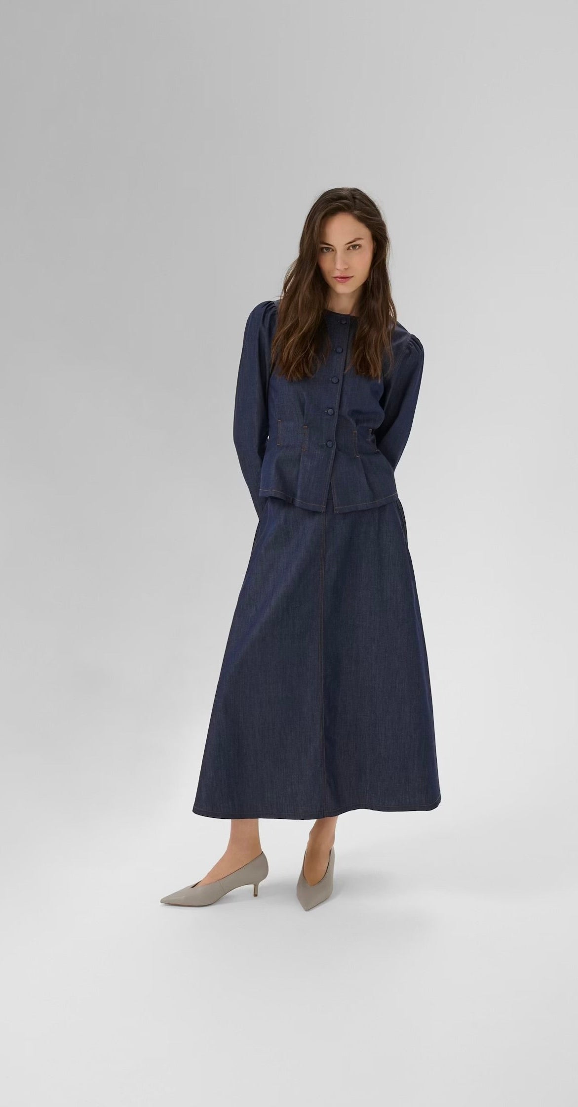 Karen by Simonsen Drew denim skjørt