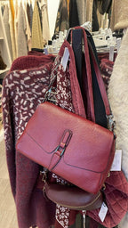 Norett Clutch Skinnveske - Burgunder