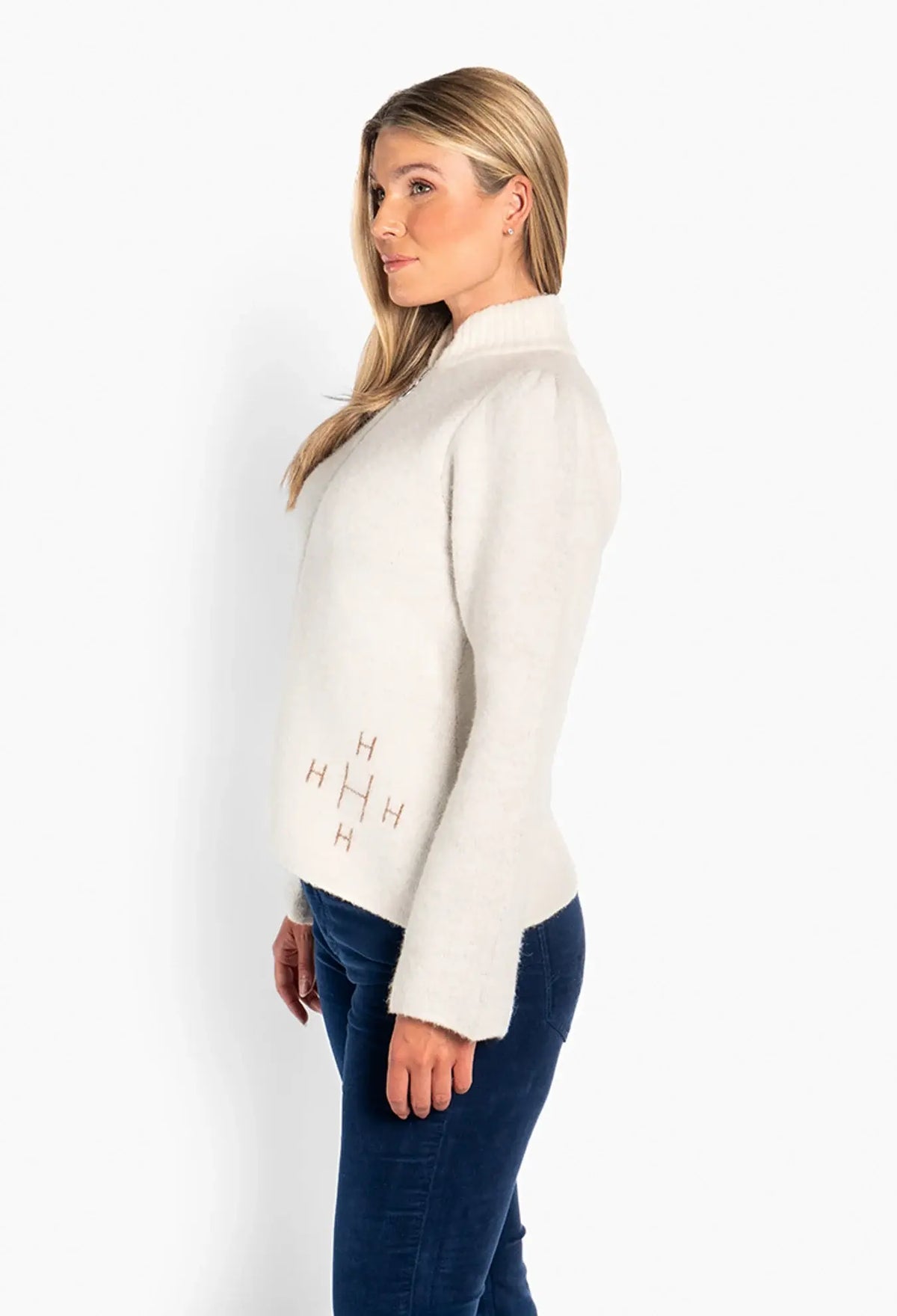Hést Filippa Zip-Jakke offwhite