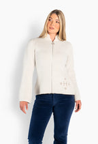 Hést Filippa Zip-Jakke offwhite