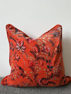Anouska Putetrekk Velour 50x50 cm  - Blomsterprint