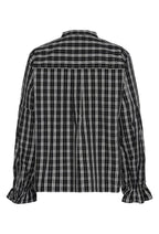 Karen by Simonsen Destiny Bluse - Sort Rutet