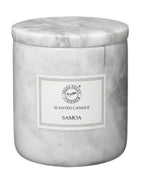 Bruka Design Marmor Stort Duftlys - Samoa