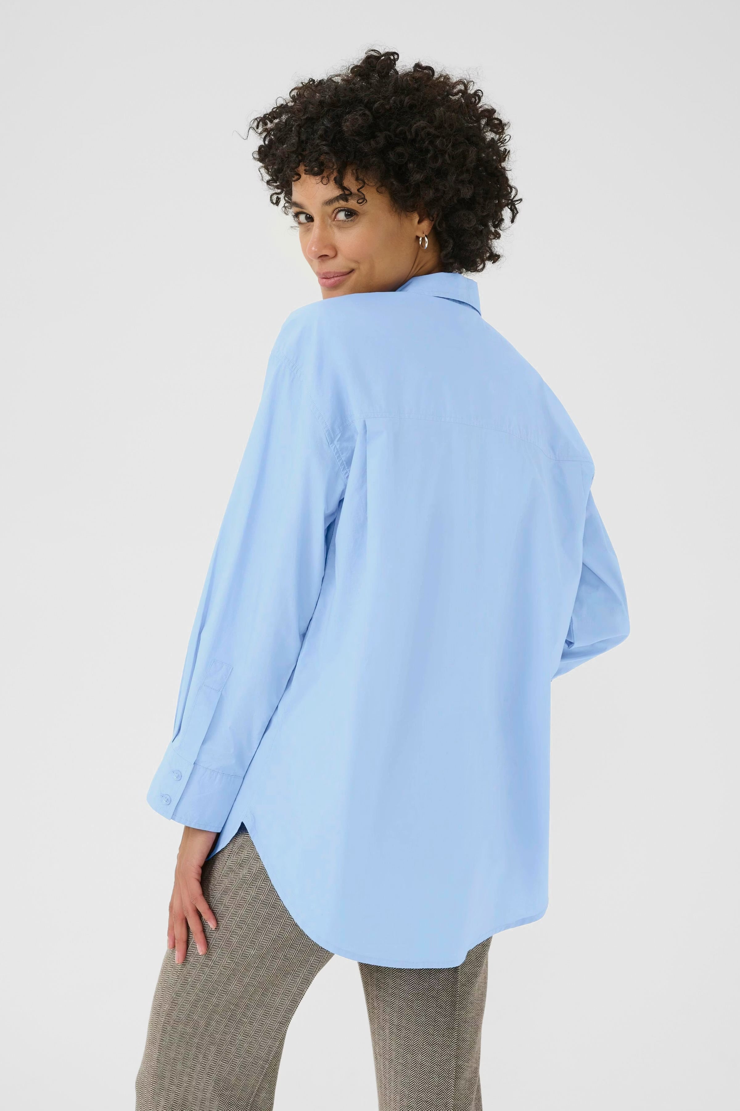 Part Two Savanna Storskjorte - Vista blå