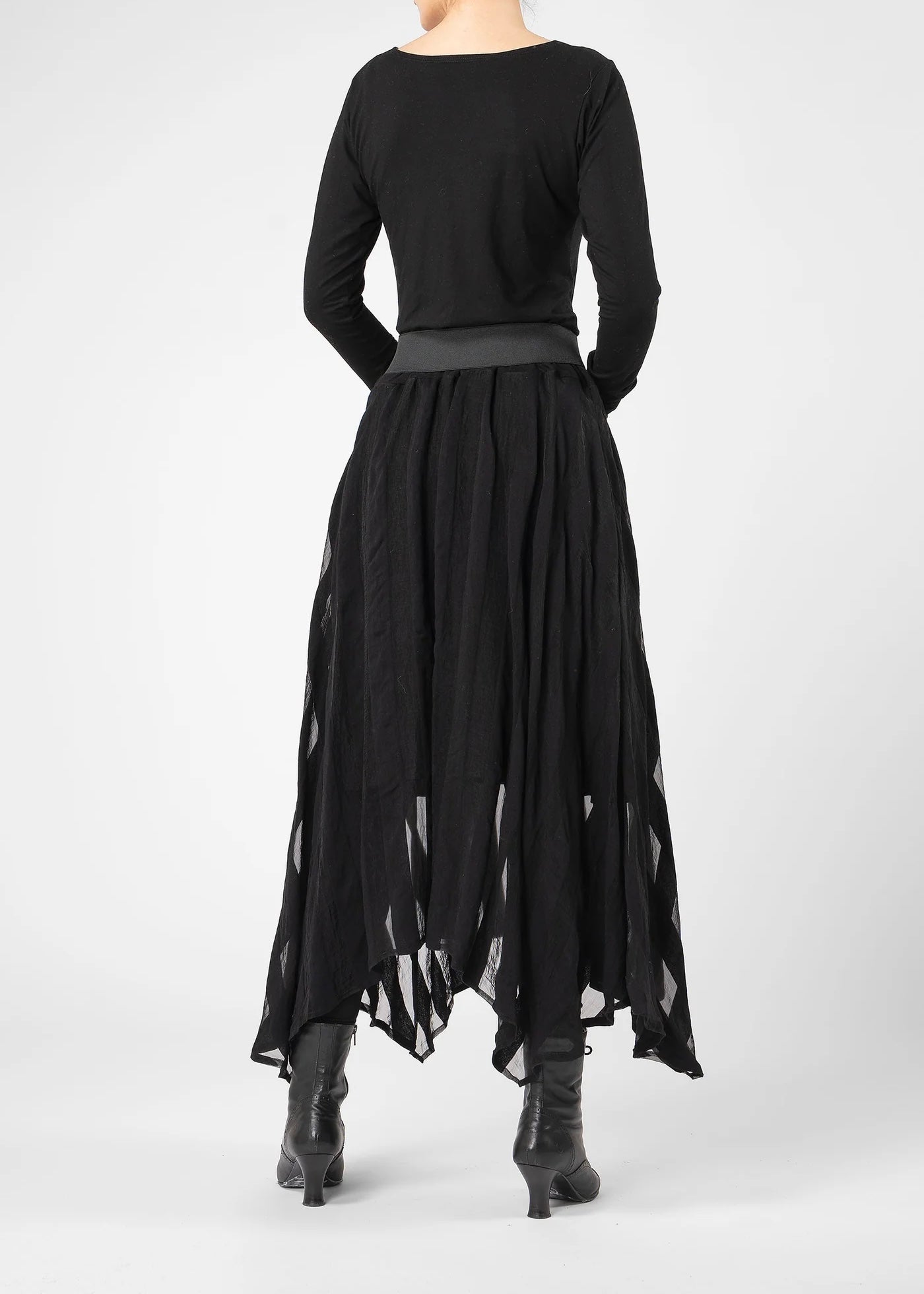 Olars Ulla Nila skjørt - Svart