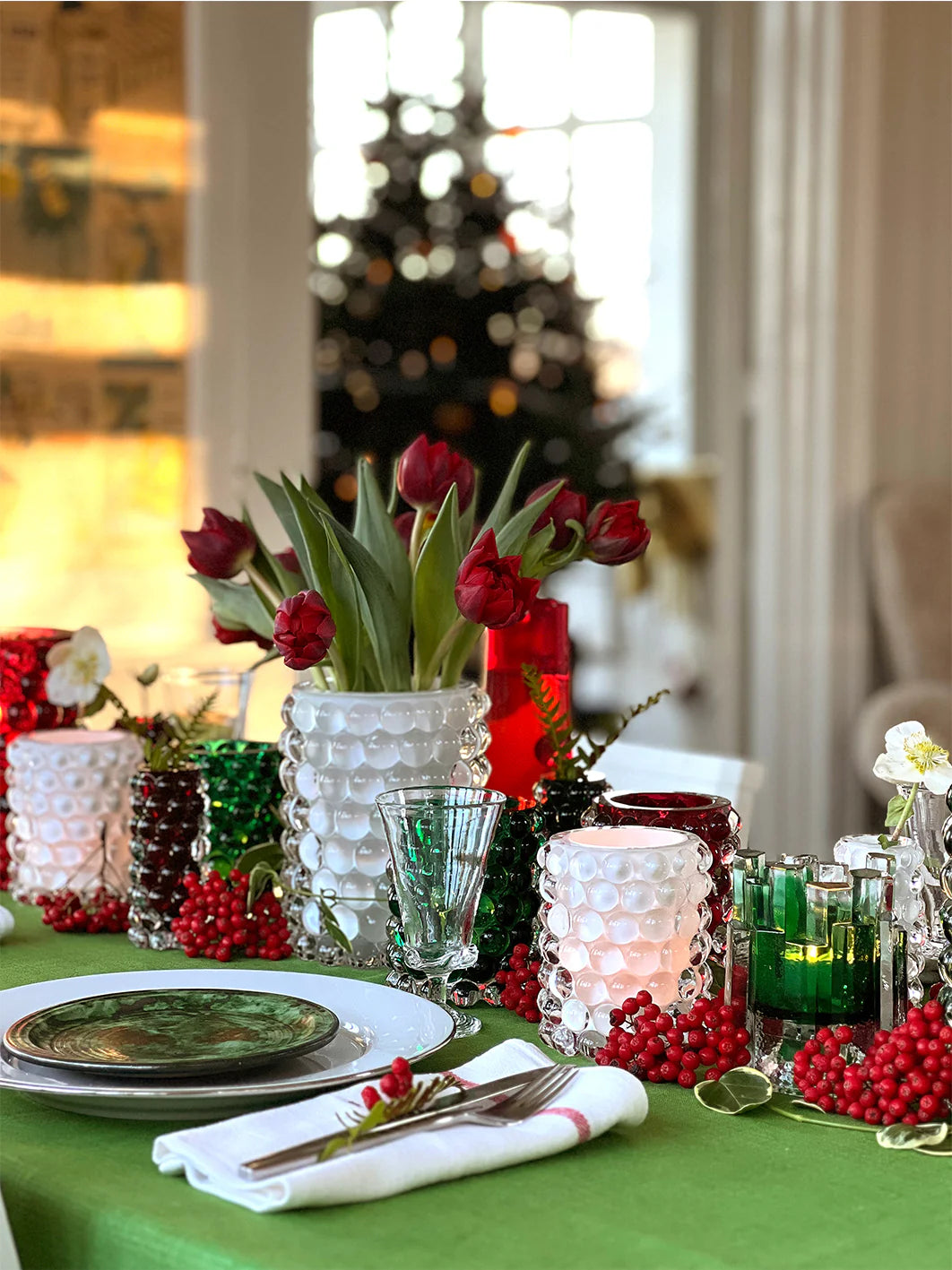 Skogsberg Smart Hurricane lamp Boule regular - White