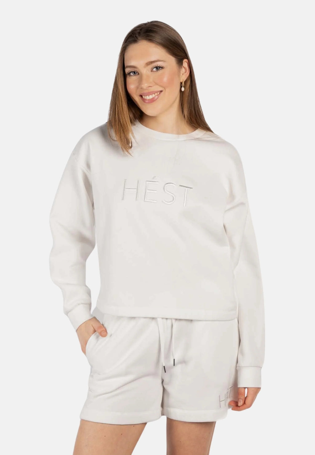 Hést Gabriela Kort College Genser