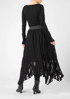 Olars Ulla Nila skjørt - Svart