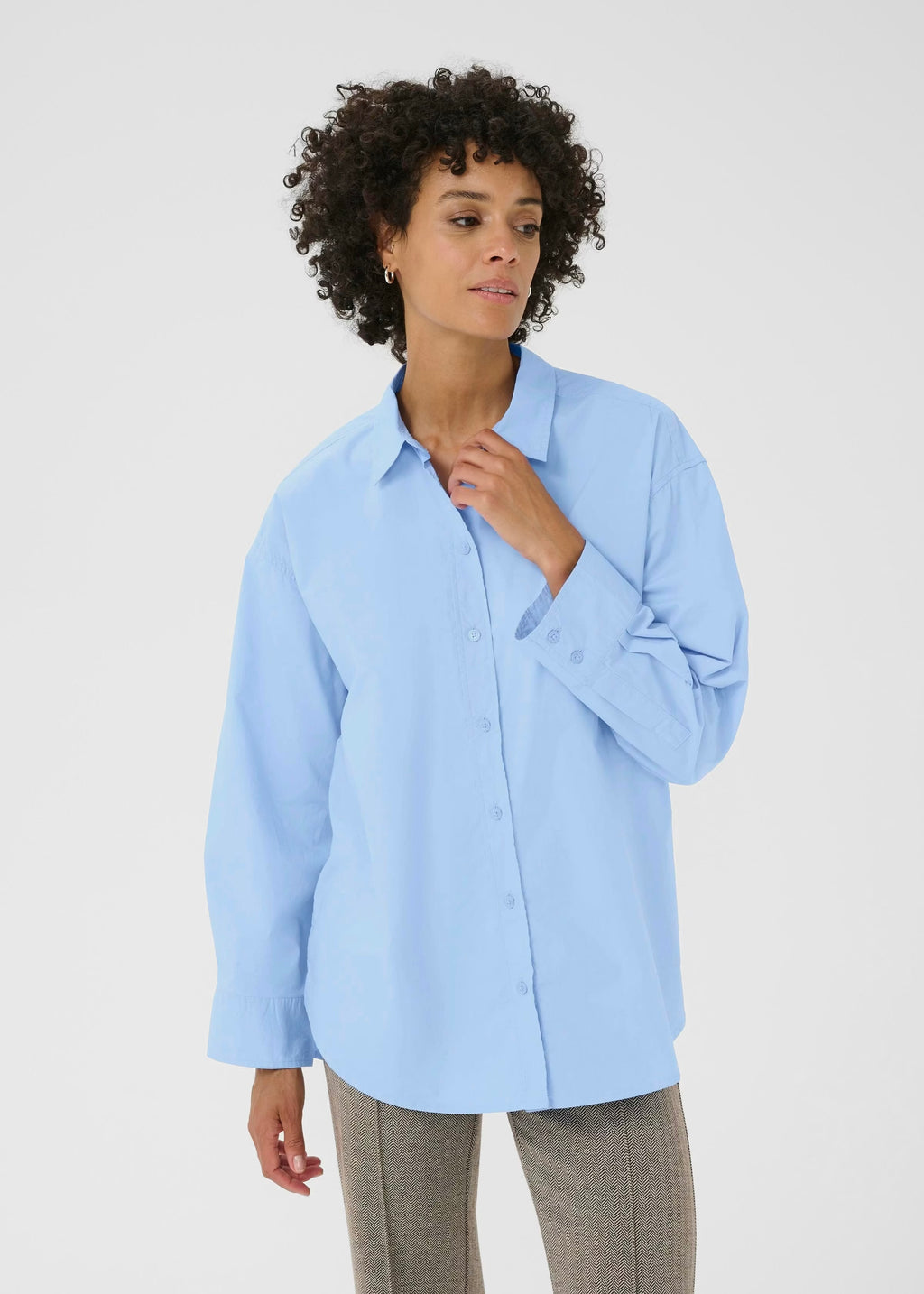 Part Two Savanna Storskjorte - Vista blå