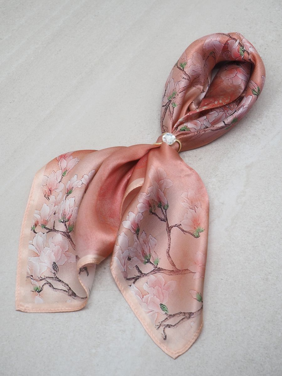 7Days Skjerfnål - Blank Glasstein