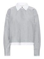 Karen by Simonsen Deborah Tessa Skjortebluse - Grå