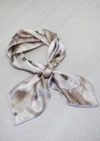 7 Days Silkeskjerf - Lyse Jordfarger