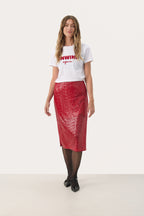 Part Two Teffania skirt - Red