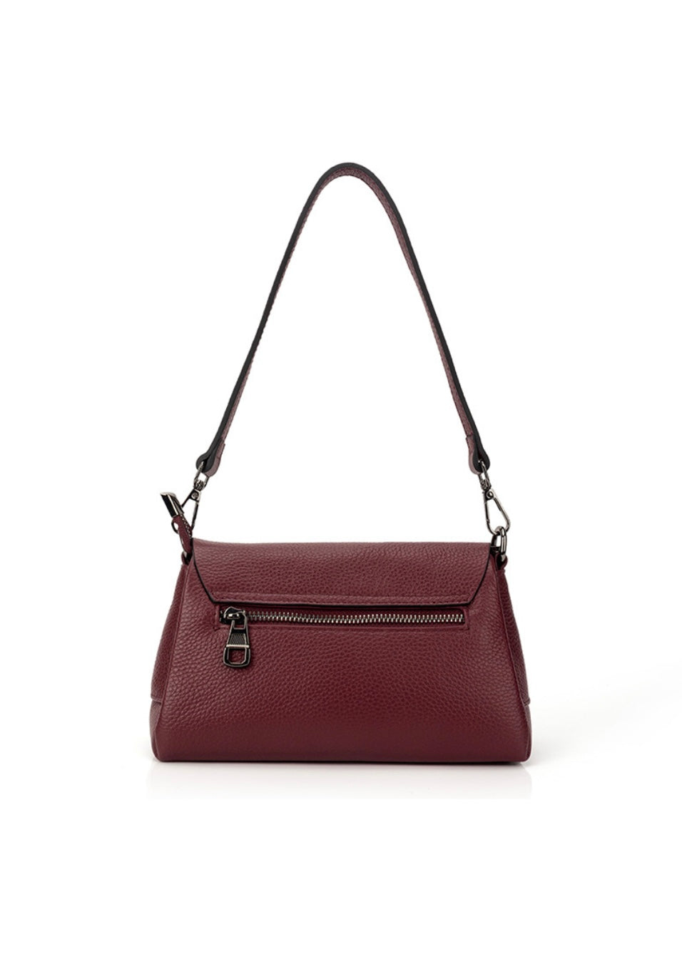 Norett Clutch Skinnveske - Burgunder