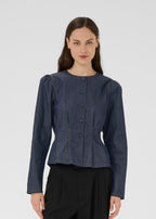 Karen by Simonsen Drew Denim Bluse