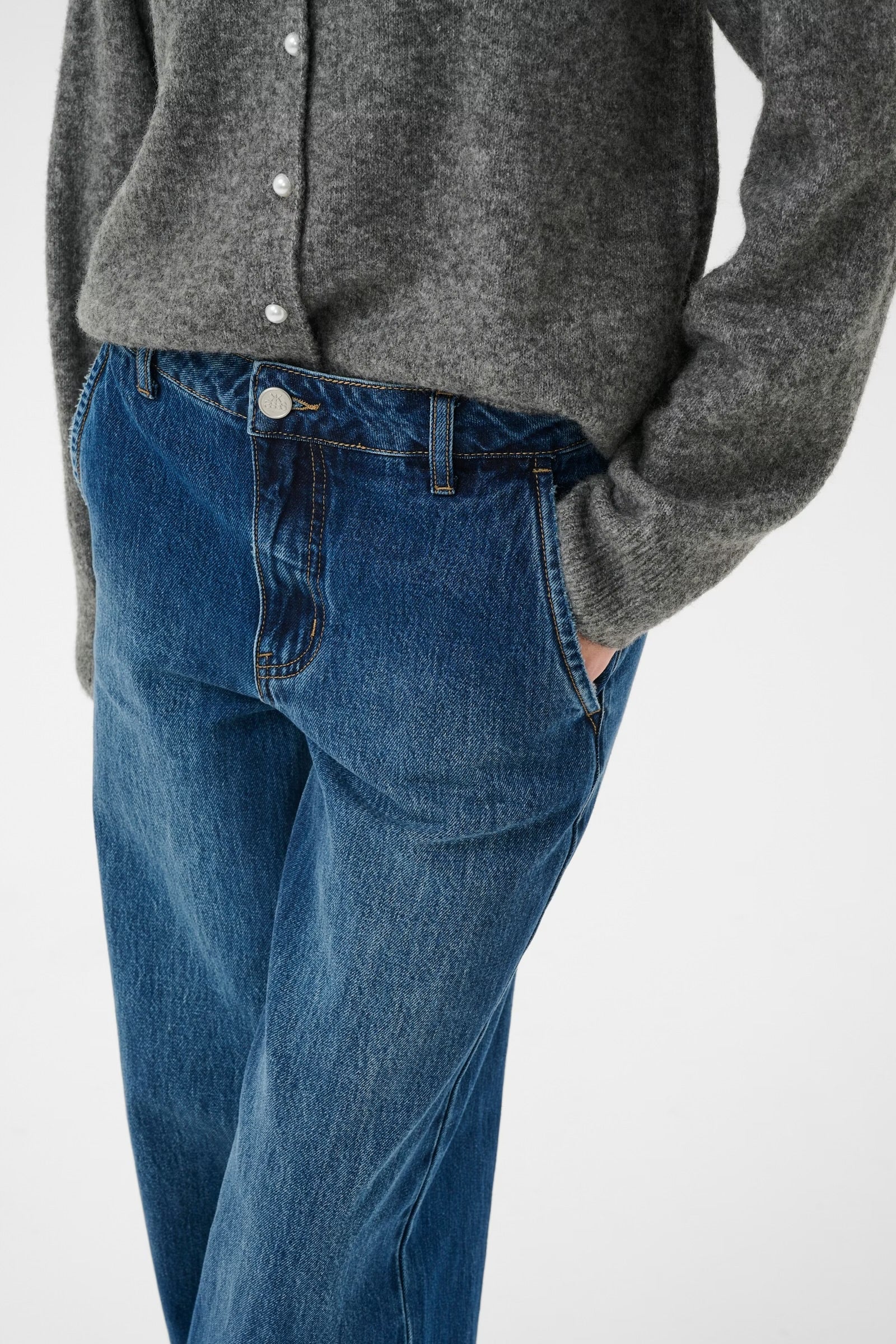 Karen by Simonsen Bonnie Jeans - Dark Blue Denim