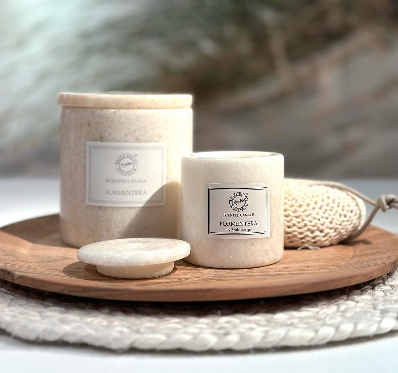 Bruka design Duftlys BRUKA Marmor Small - Formentera