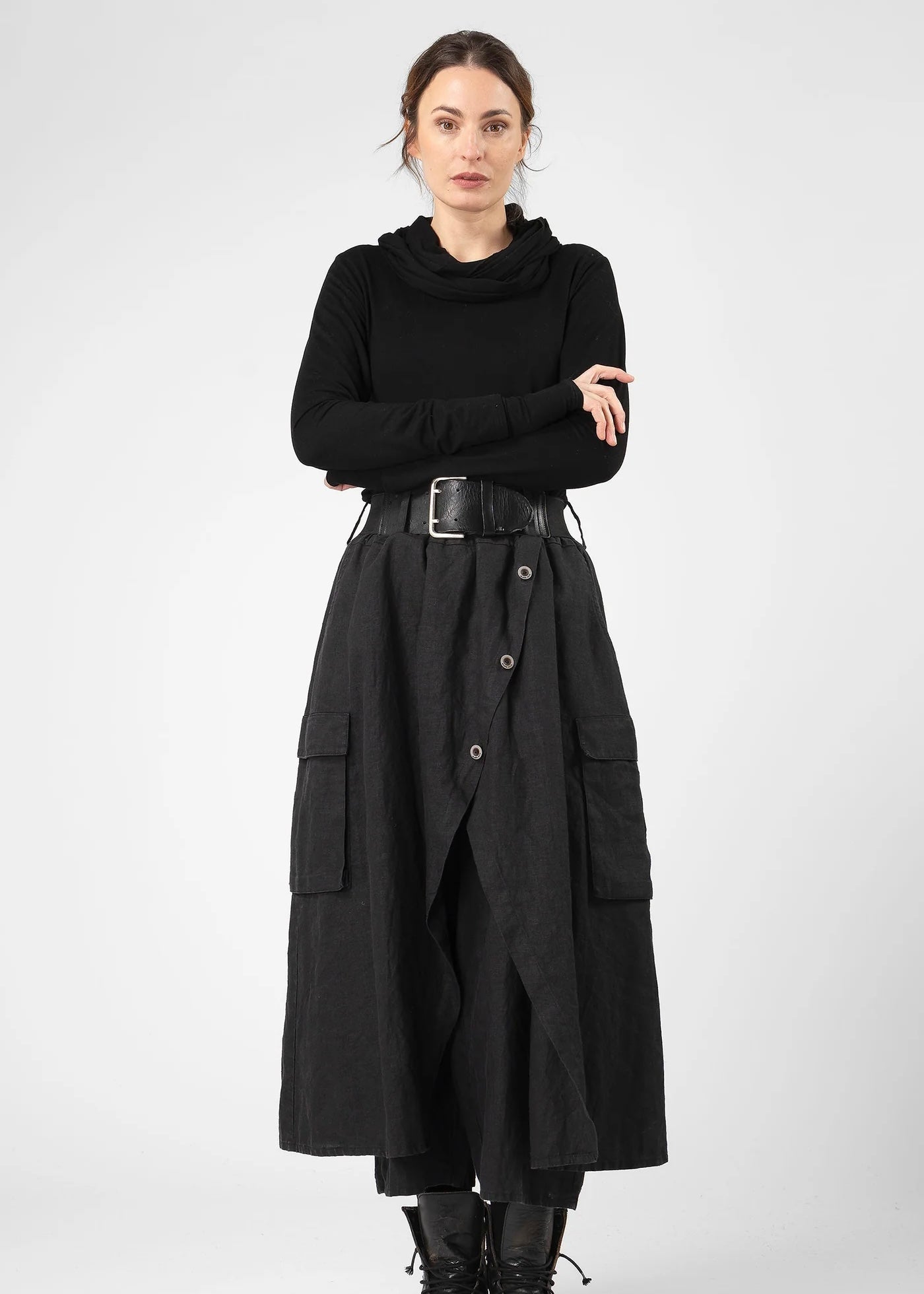 Olars Ulla bukse/skjørt - Svart