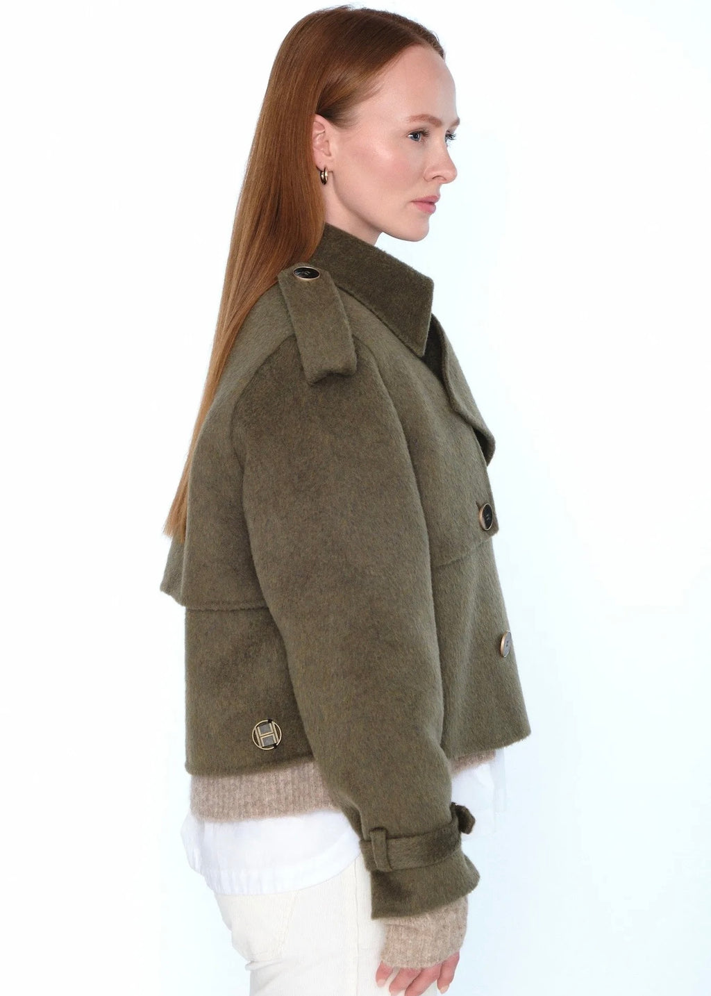 Hést Leonora jakke - mosegrønn