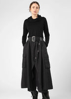 Olars Ulla Bodega Linen Skjørt/Bukser - Svart