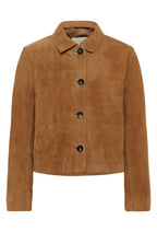 Part Two Nema Semsket Skinnjakke - Brun