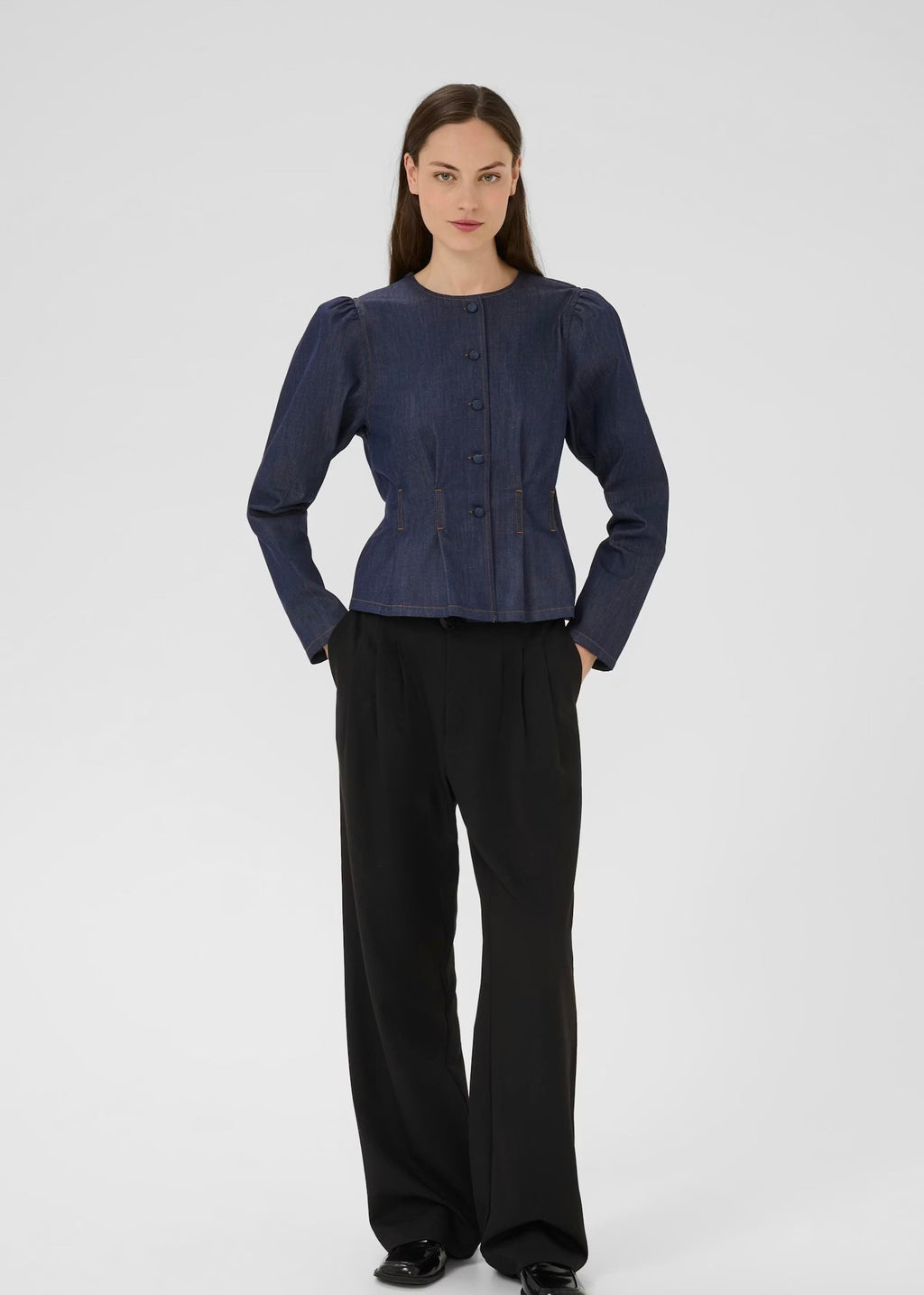 Karen by Simonsen Drew Denim Bluse