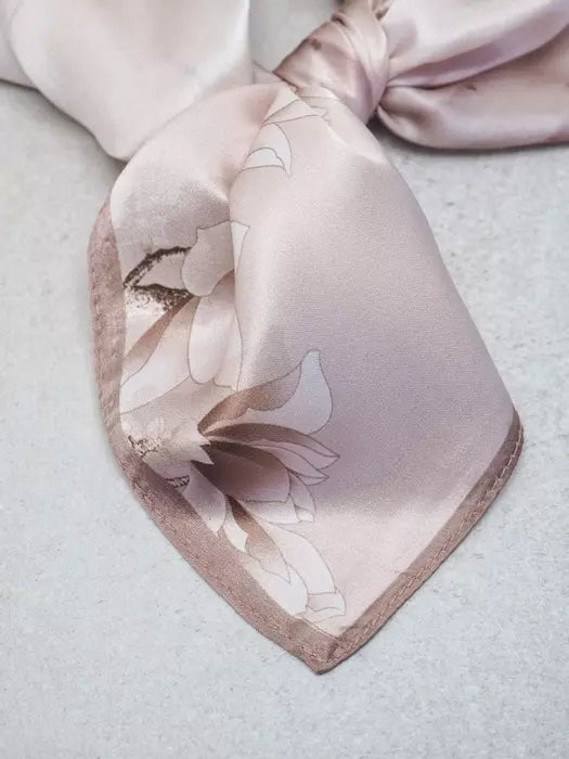 7Days Silkeskjerf Mini - Gammelrosa Magnolia