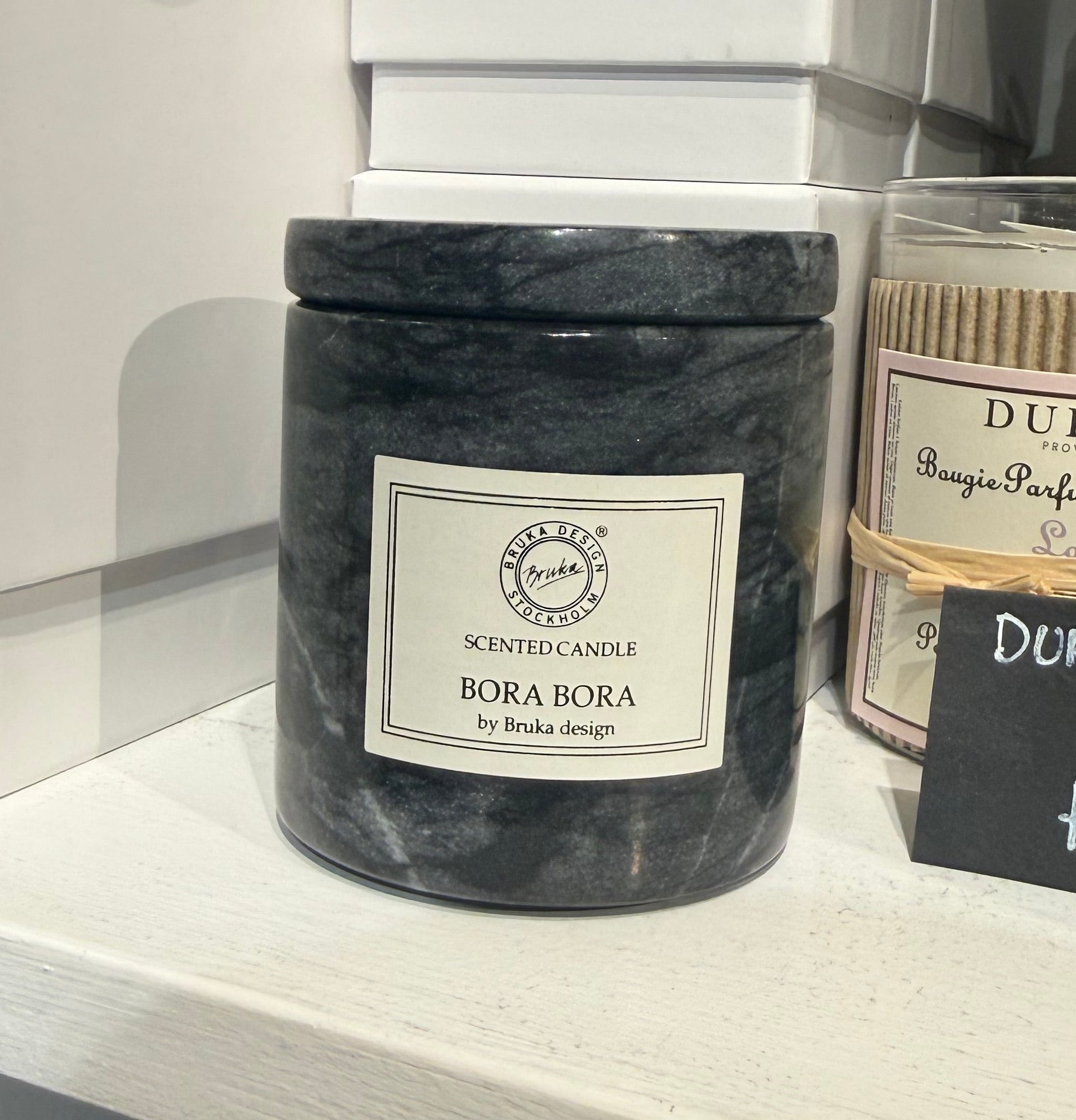 Bruka design Duftlys Marmor Small - Bora Bora