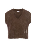 Hést Pernille Vest - brun