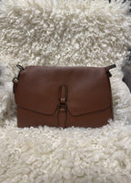 Norett Clutch Skinnveske - Brun