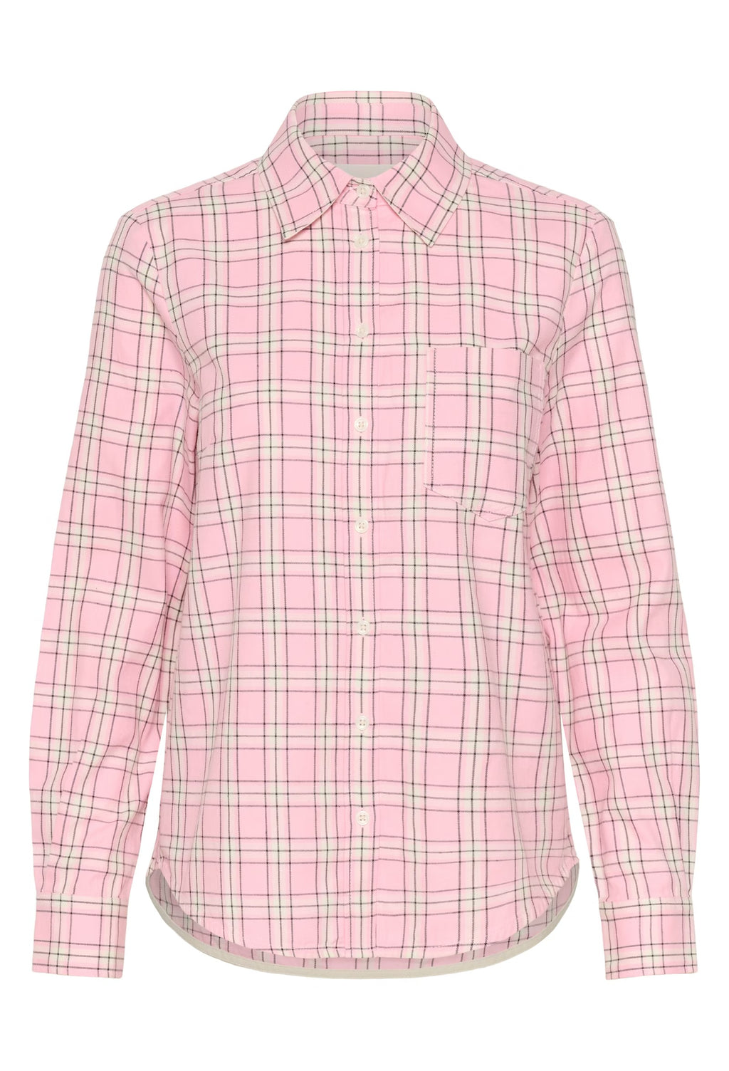 Part Two Yana Flanellskjorte  - Lys Rosa Rutet