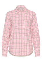 Part Two Yana Flannel Shirt - Light Pink Checked