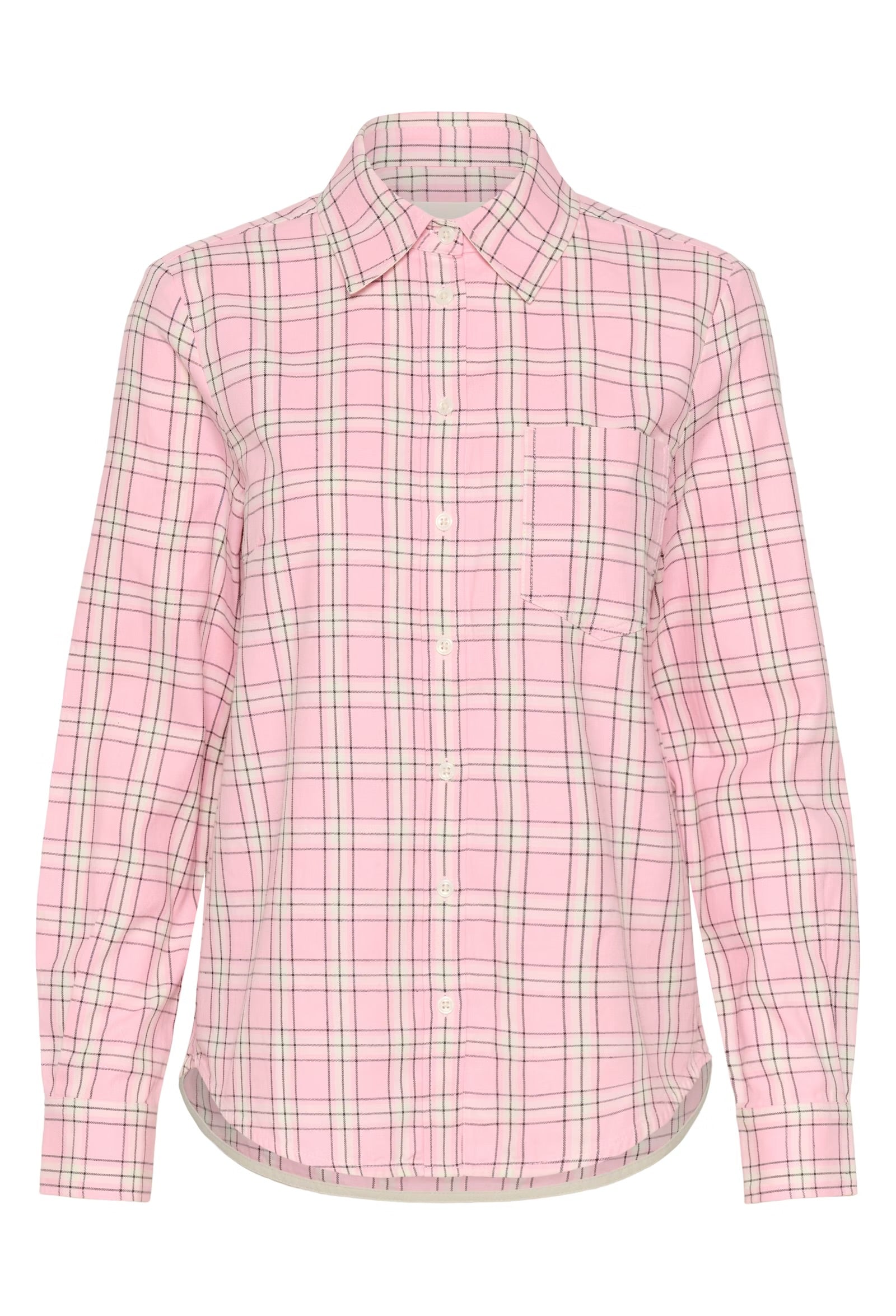 Part Two Yana Flanellskjorte  - Lys Rosa Rutet