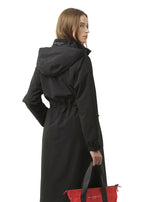 Ilse Jacobsen Lang Vinter Regnkåpe - Svart