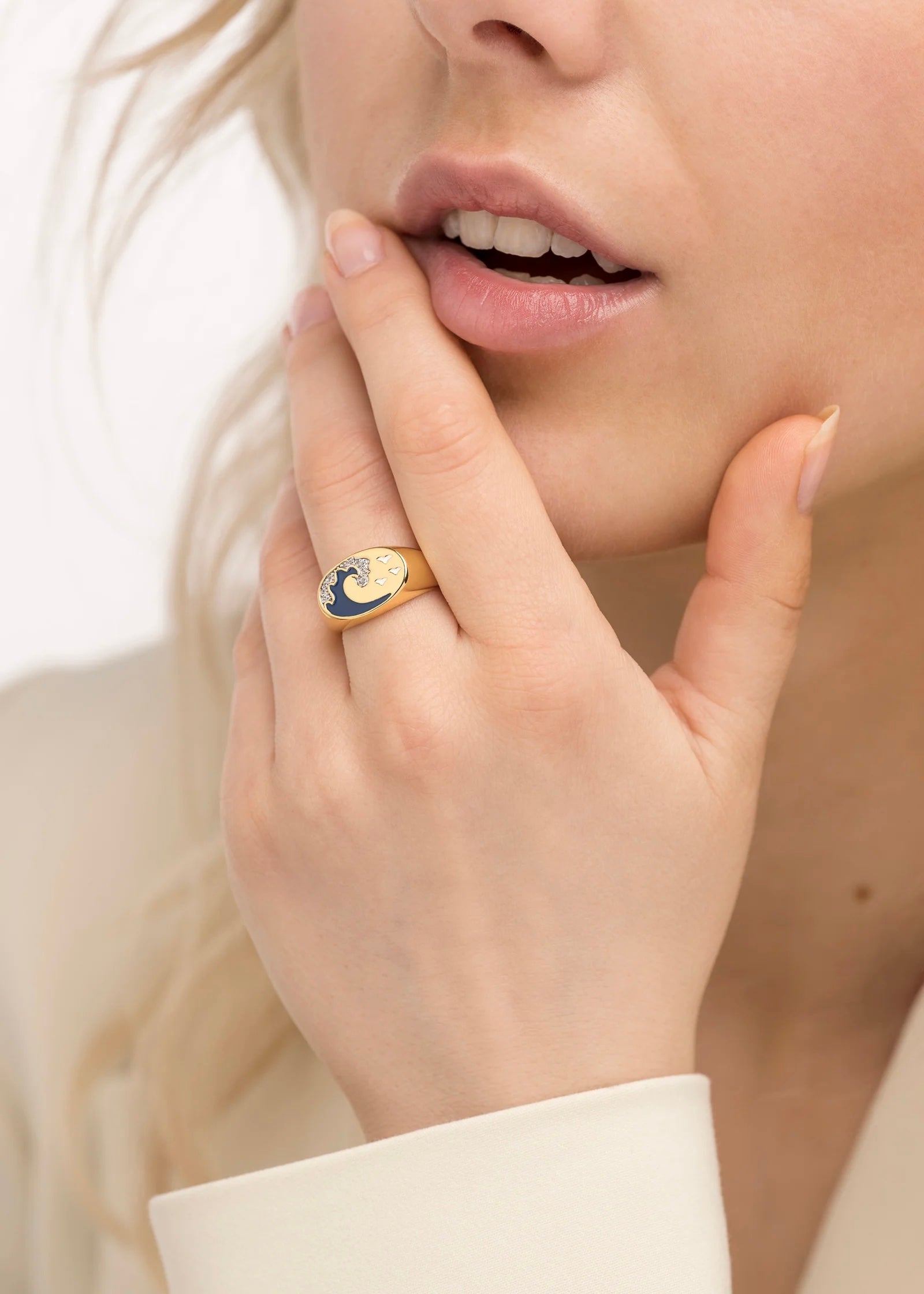 Margosha Ocean breeze ring - Gold