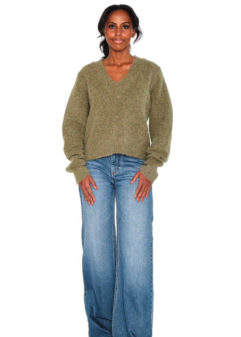 Hést Pernille genser - mosegrønn