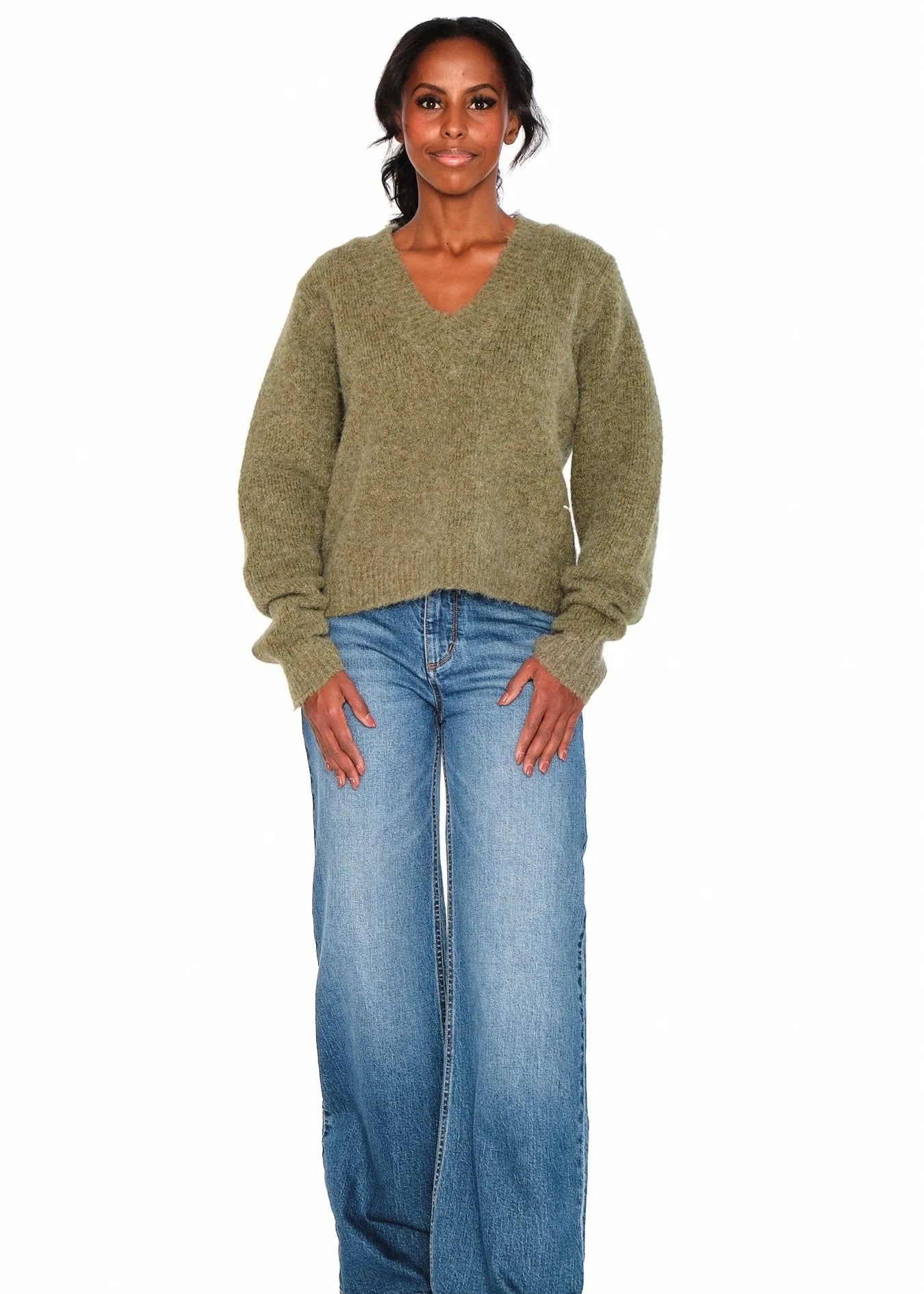 Hést Pernille genser - mosegrønn